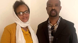 Tewodros Degafe from Ethiopia traveled to India for Eye Surgery